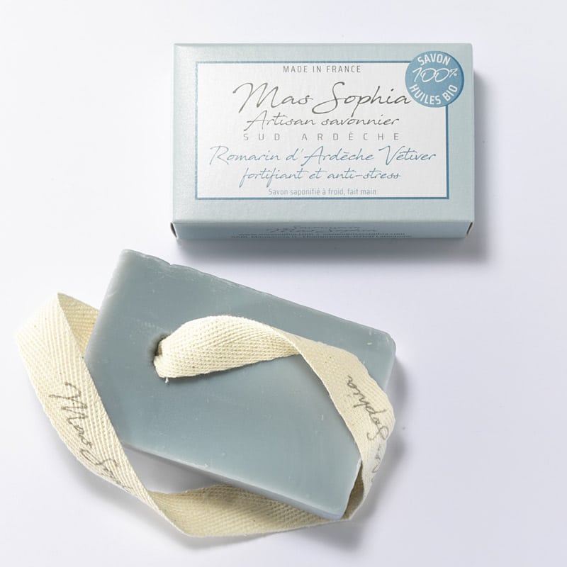 Savon Romarin bio d'Ardèche, Vétiver