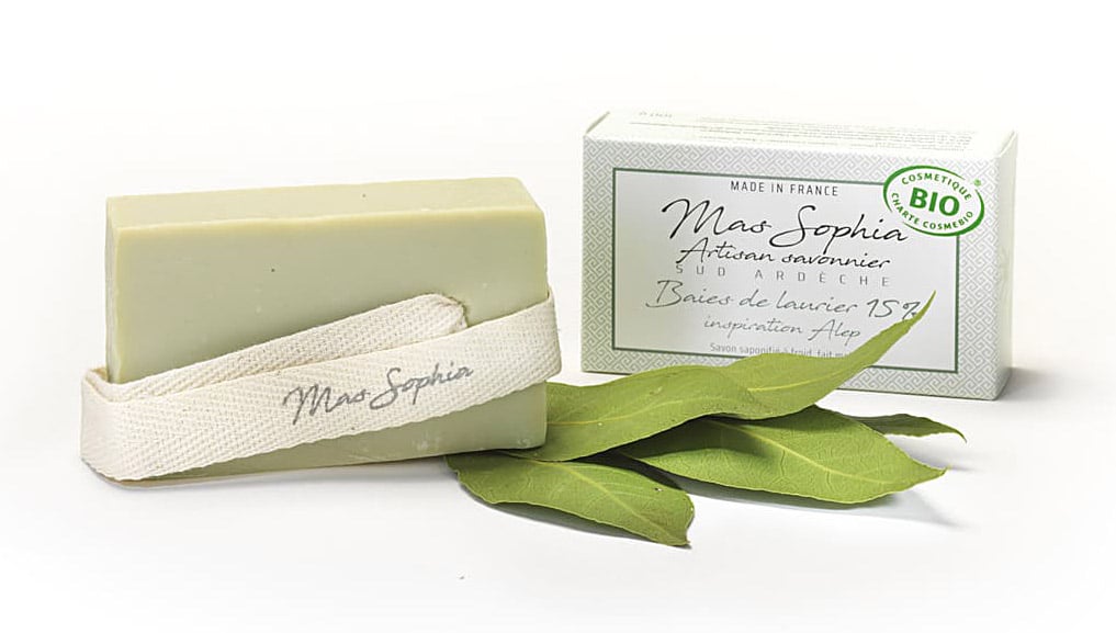 Savon naturel BIO aux baies de laurier