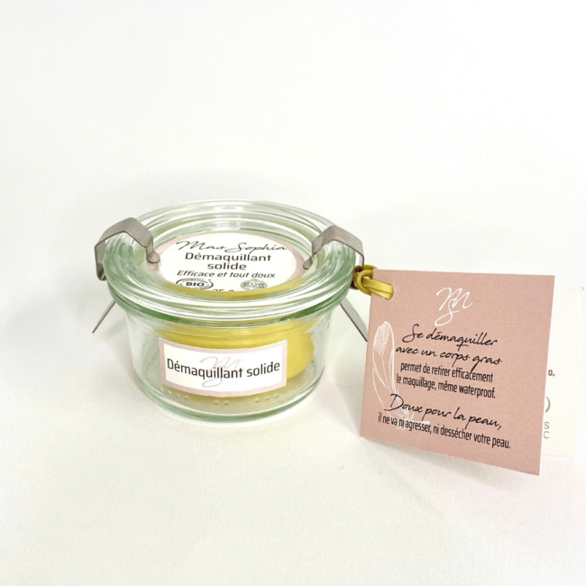 démaquillant SOLIDE Nettoyant visage solide bio