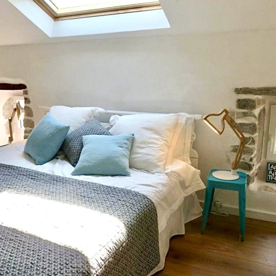 chambre spacieuse du gite O