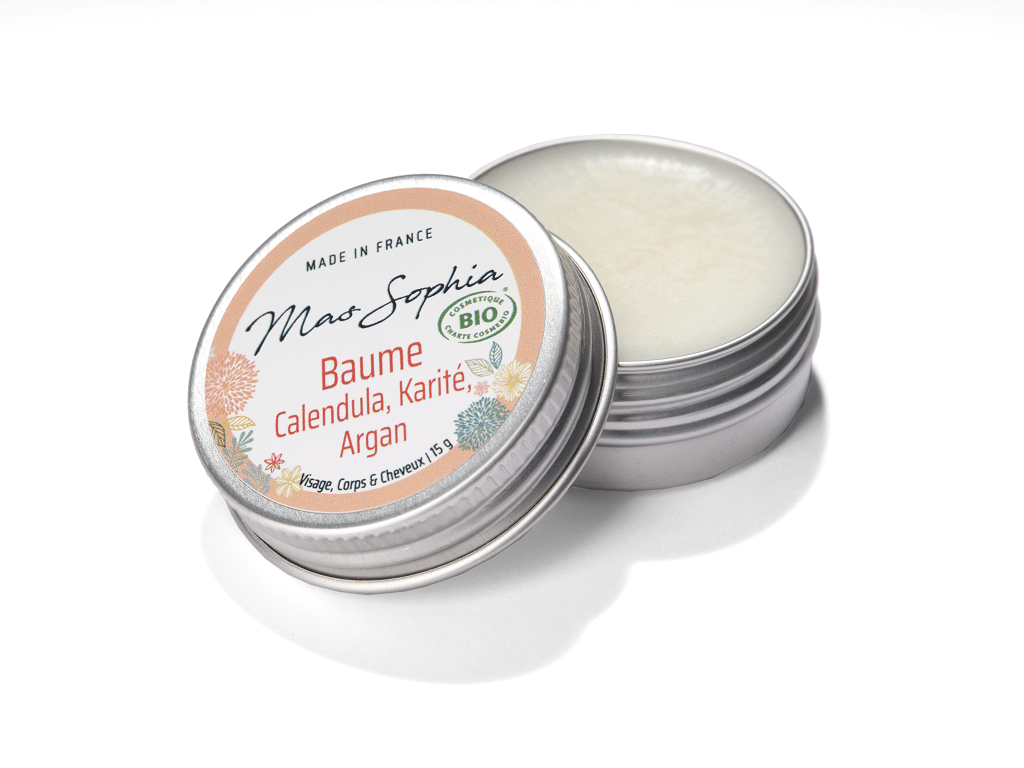 Baume karité Calendula Argan 15 gr